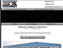 Tablet Screenshot of coldstreamtruckparts.ca